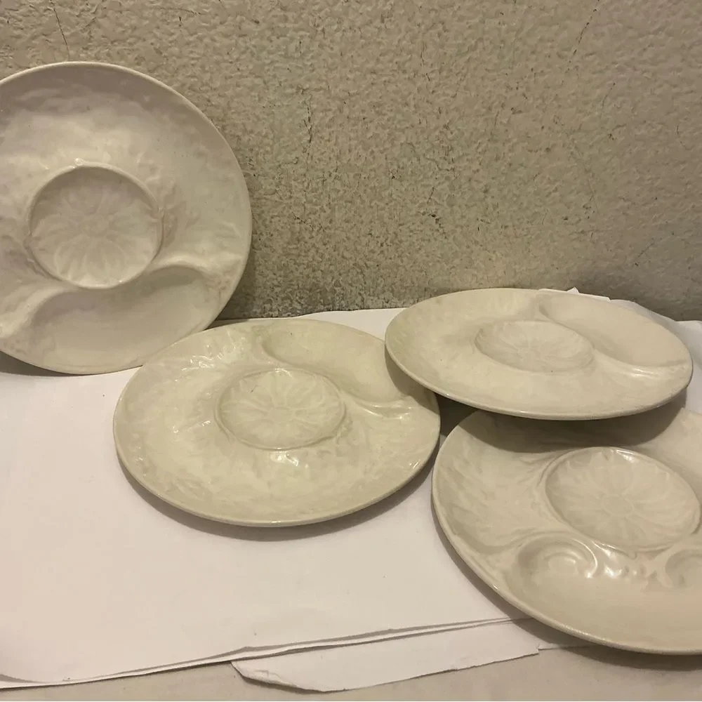 4 Vintage Williams-Sonoma Made in Portugal Plates--Artichoke plates